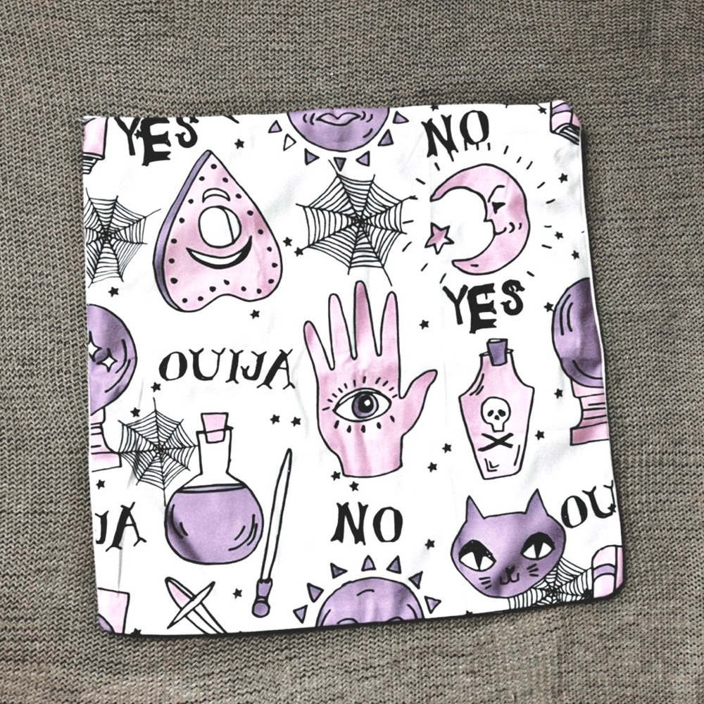 Ouija Spooky Graphic Pillow Case